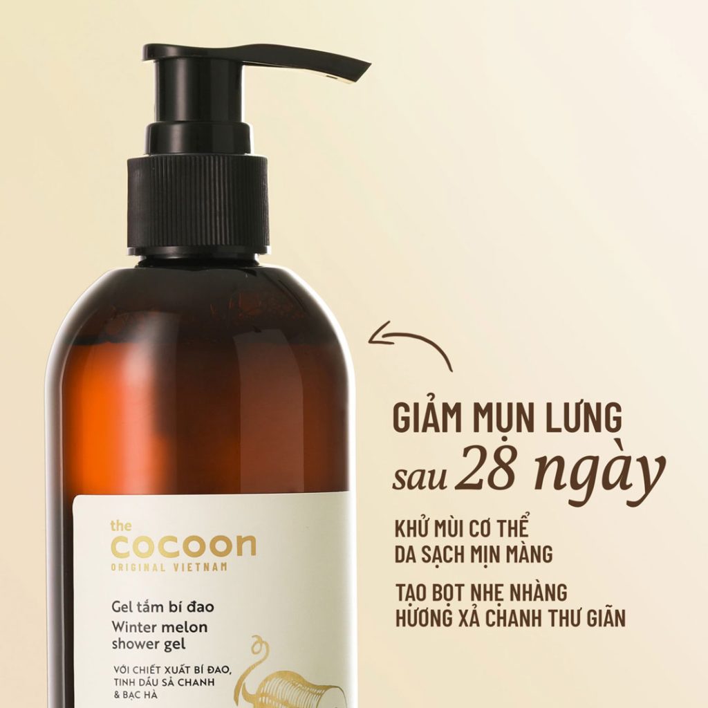 Sữa Tắm Cocoon Bí Đao Giảm Mụn 310ml Sữa Tắm Cocoon Bí Đao Giảm Mụn 310ml