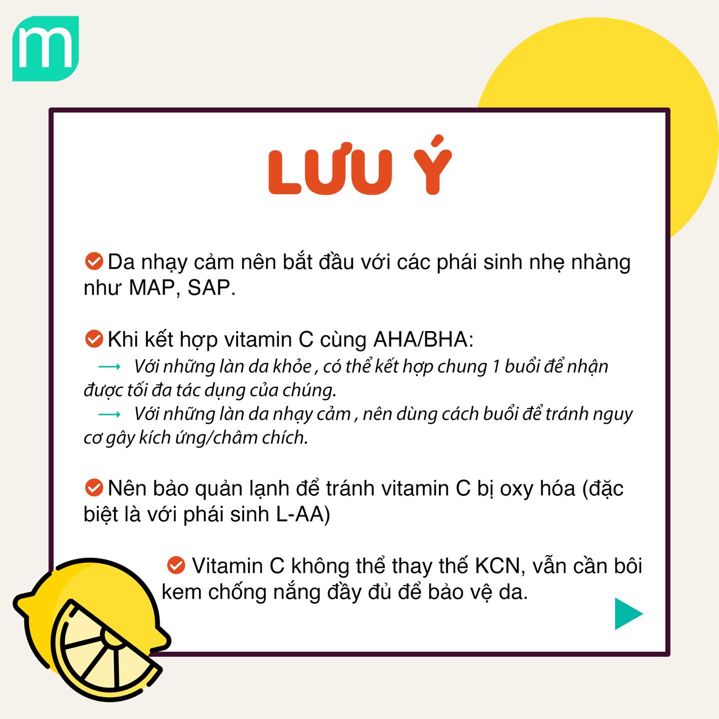 Cẩm Nang Dùng Vitamin C Không Phải Ai Cũng Biết