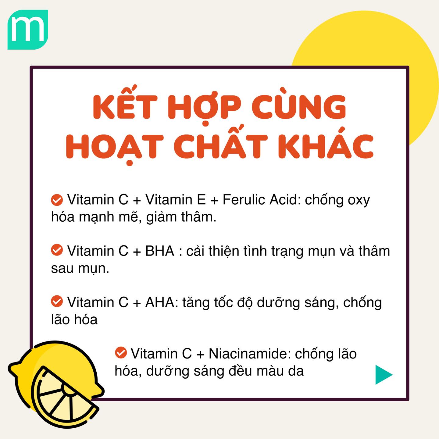 Cẩm Nang Dùng Vitamin C Không Phải Ai Cũng Biết