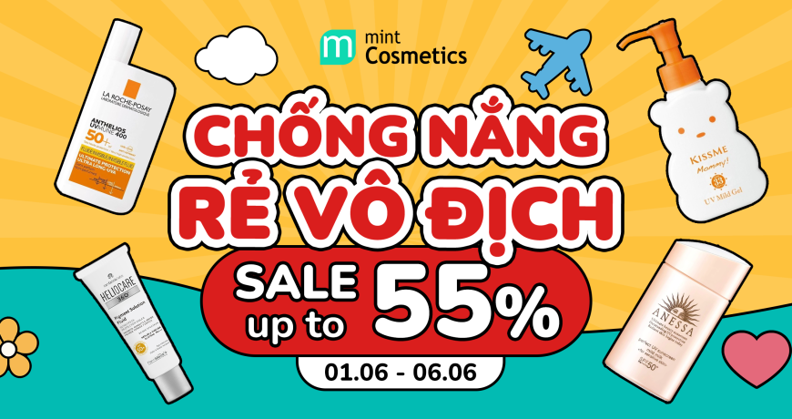 MÙA DU LỊCH – CHỐNG NẮNG RẺ VÔ ĐỊCH – SALE UP TO 55%
