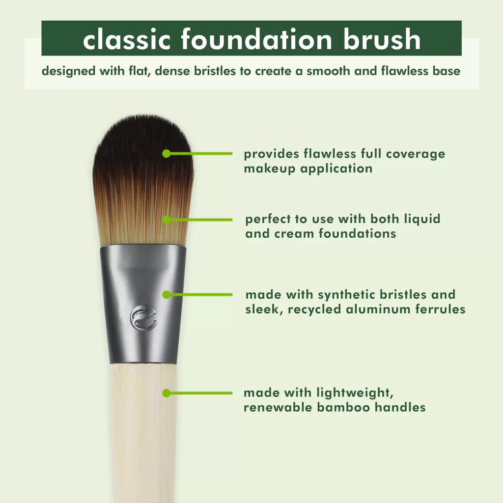 Cọ Tán Nền Ecotools Classic Foundation Makeup Brush