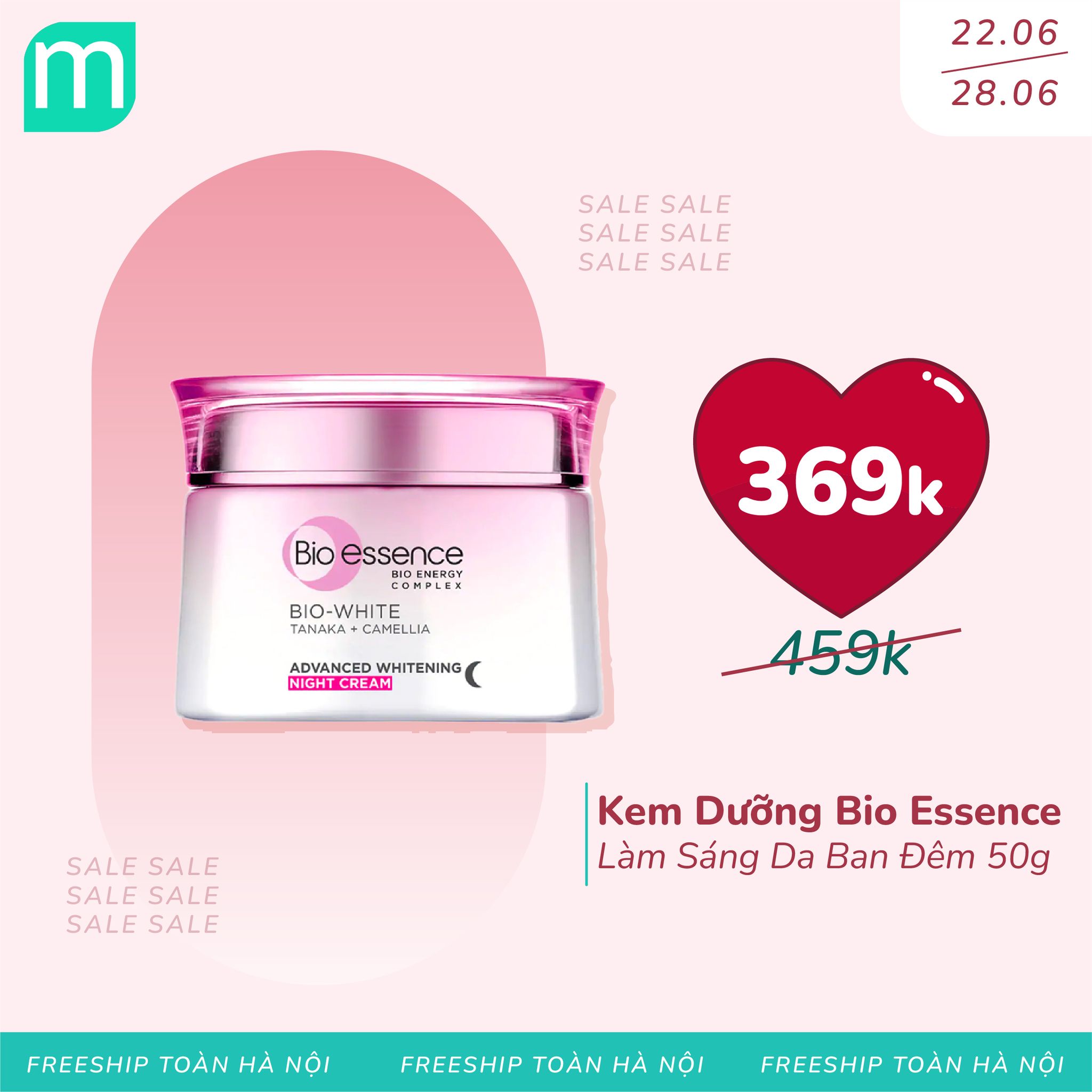 ĐẠI TIỆC DƯỠNG SÁNG SALE UP TO 52%