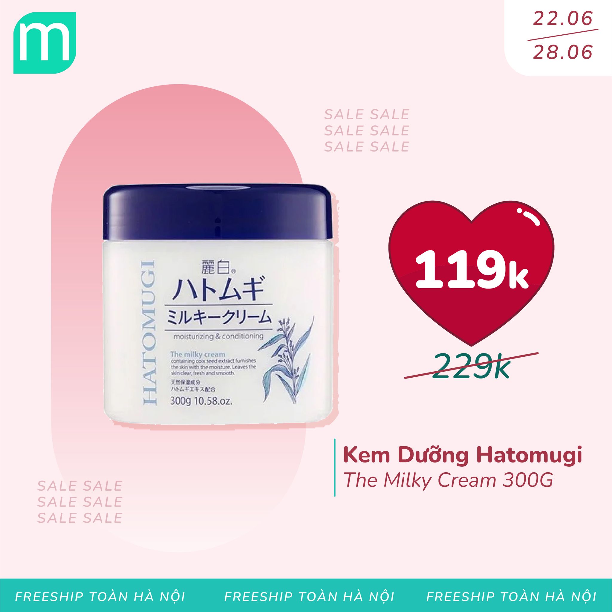 ĐẠI TIỆC DƯỠNG SÁNG SALE UP TO 52%