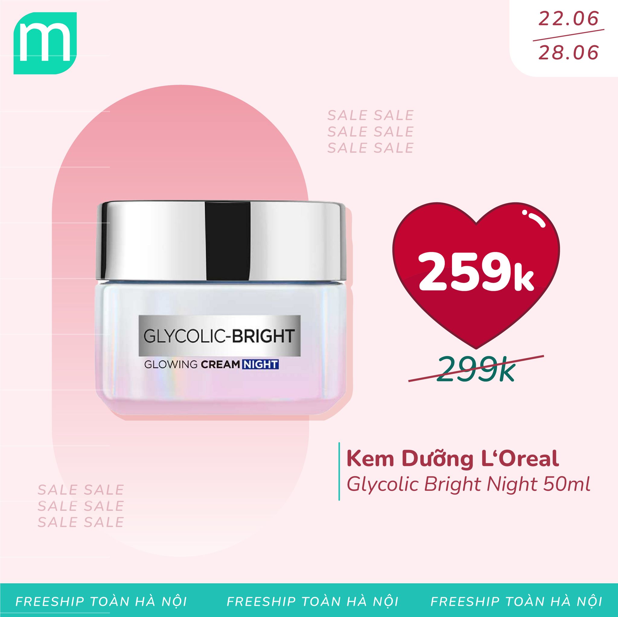 ĐẠI TIỆC DƯỠNG SÁNG SALE UP TO 52%