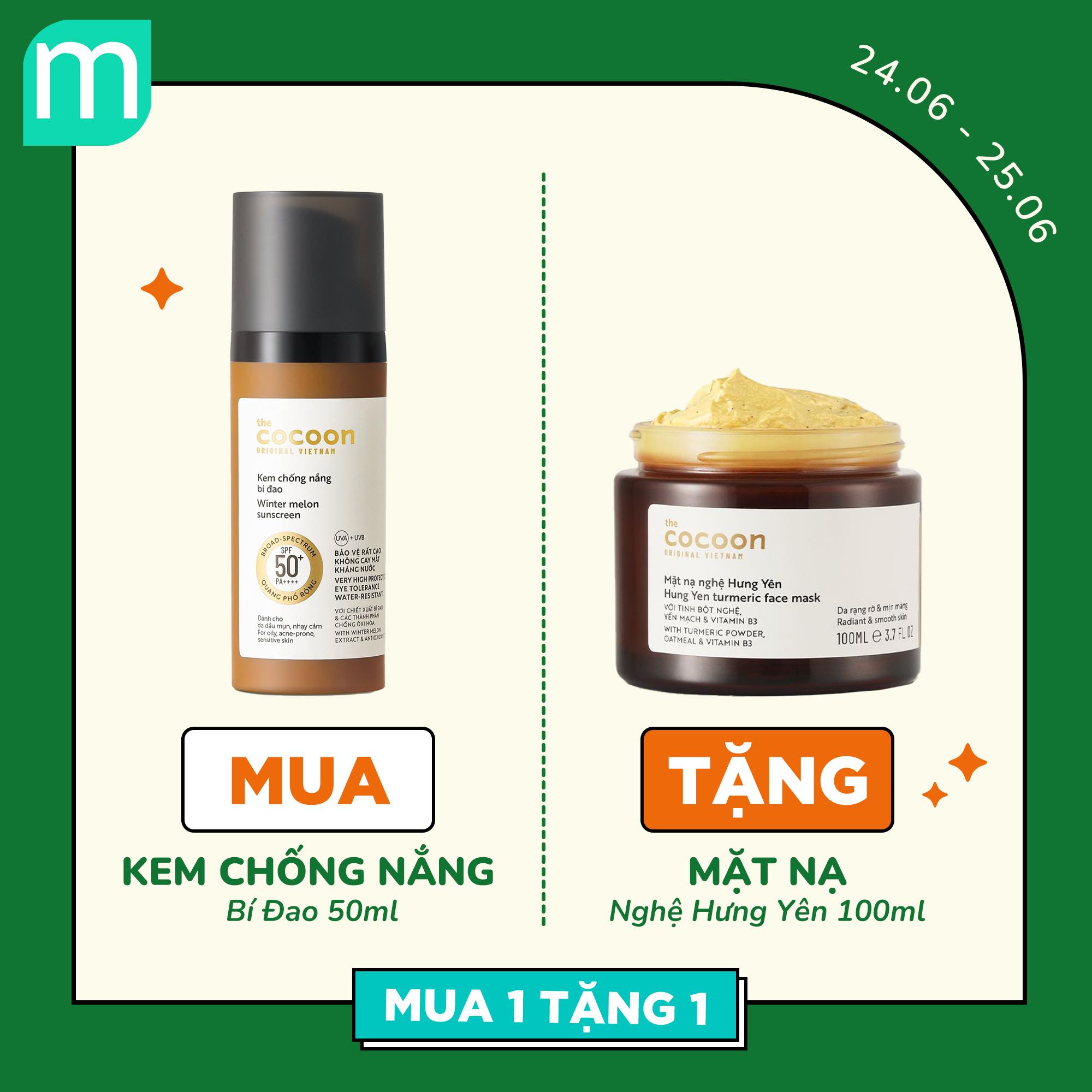 [MINTxCOCOON] Mua 1 Tặng 1 - Cuối Tuần Vàng Rộn Ràng Cùng COCOON