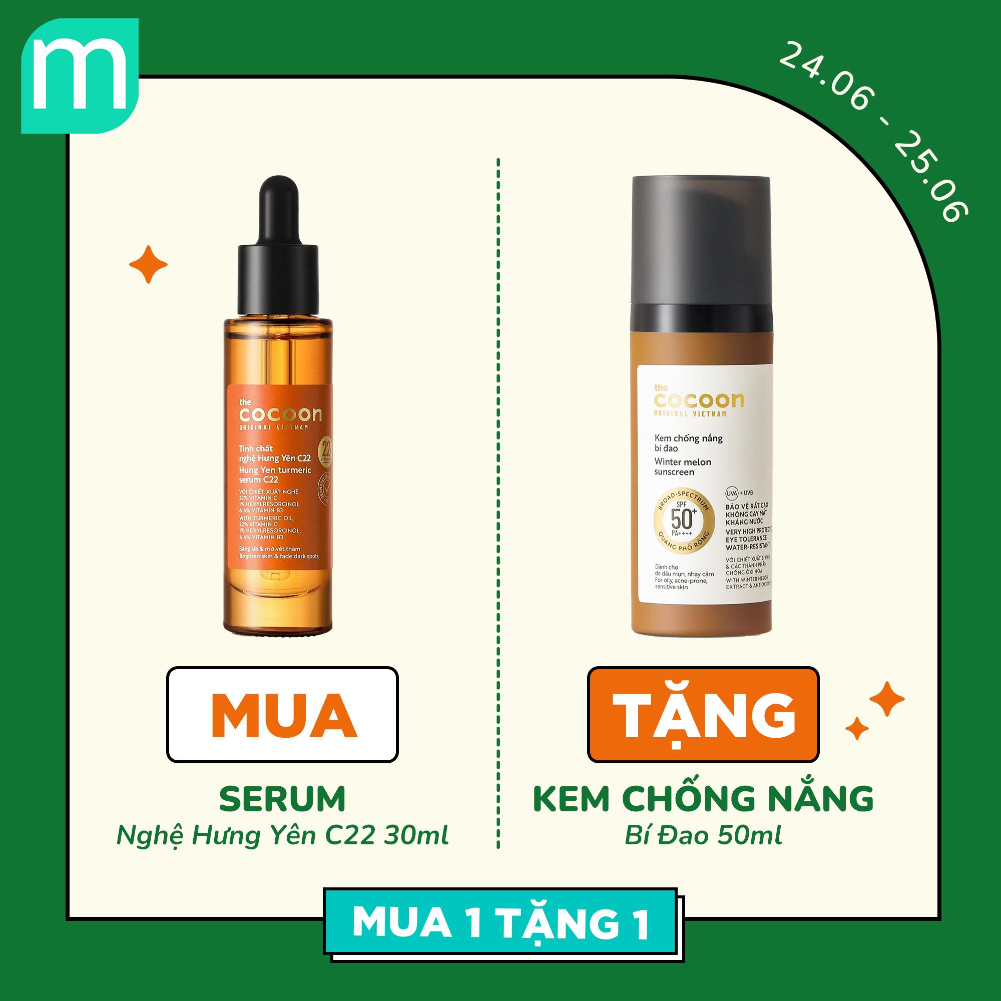 [MINTxCOCOON] Mua 1 Tặng 1 - Cuối Tuần Vàng Rộn Ràng Cùng COCOON