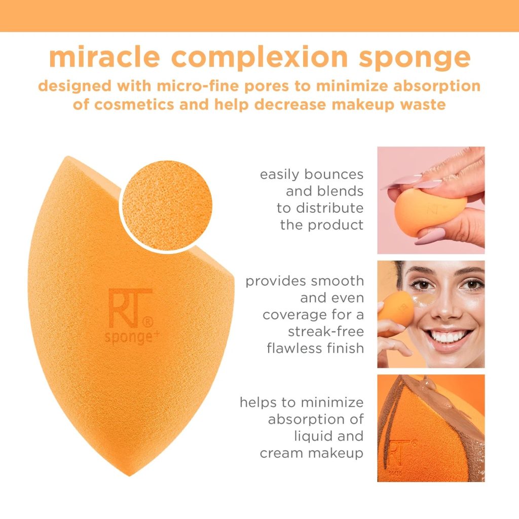 Mút Trang Điểm Real Techniques Miracle Complexion Sponge