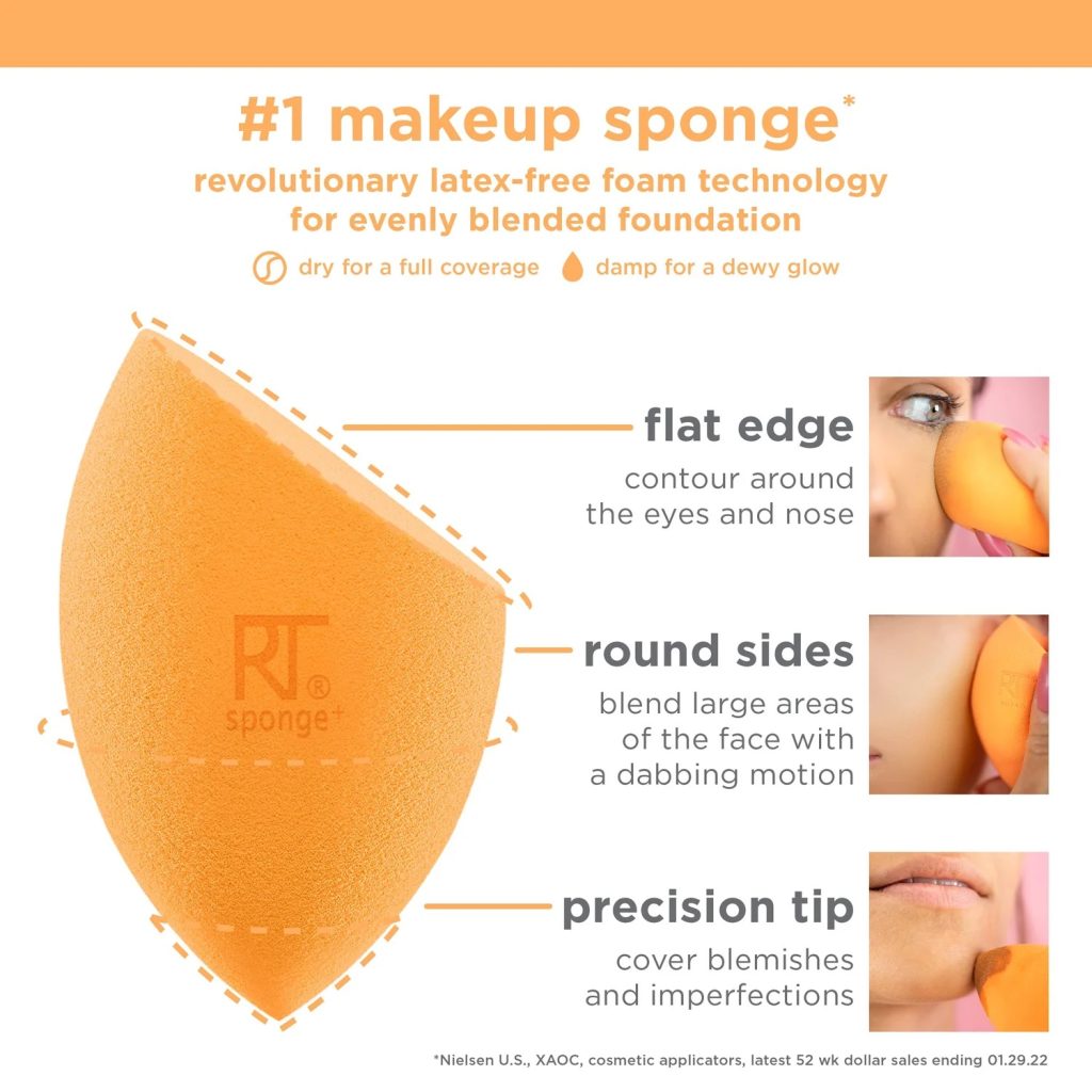 Mút Trang Điểm Real Techniques Miracle Complexion Sponge