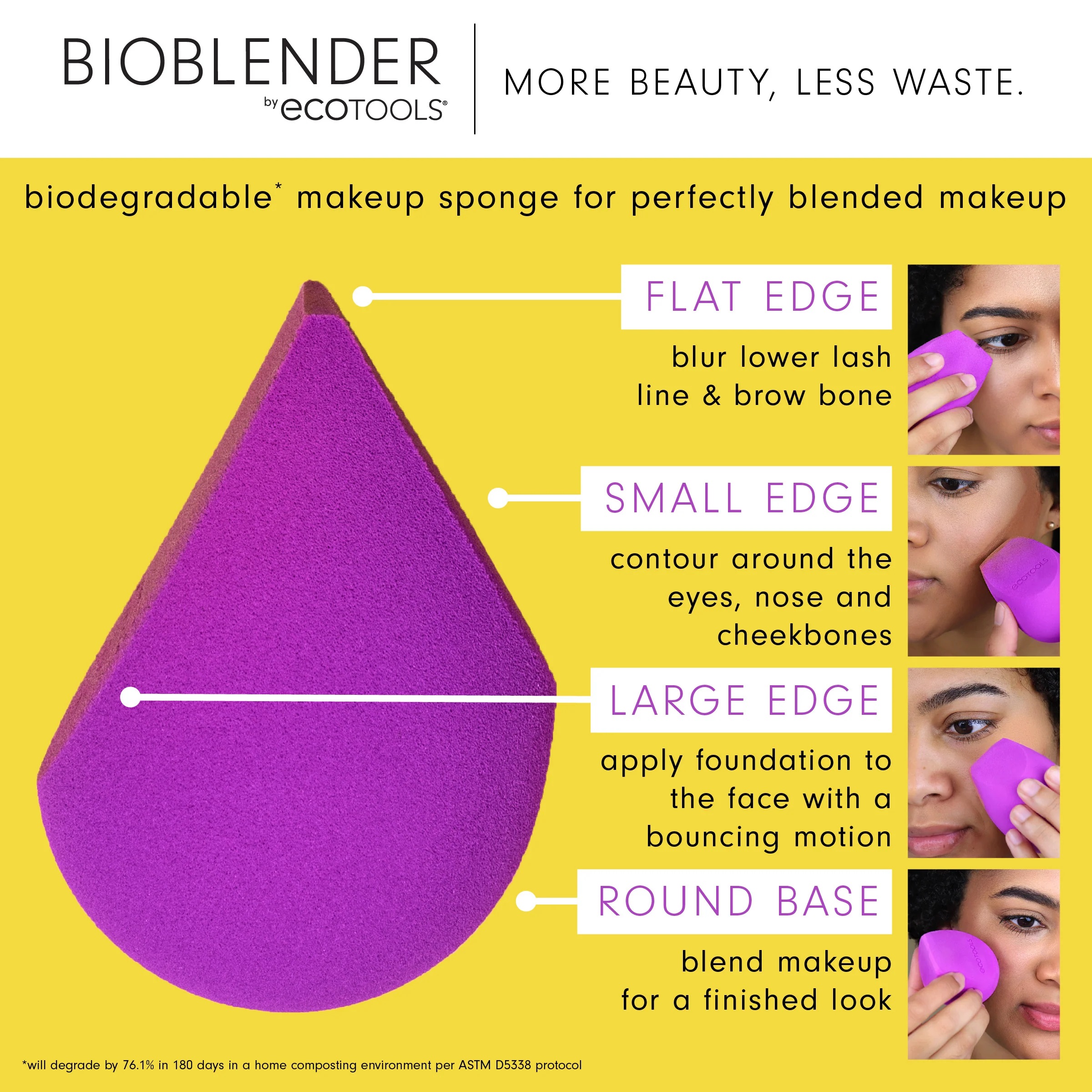 Mút Trang Điểm Ecotools Bioblender Makeup Sponge Mút Trang Điểm Ecotools Bioblender Makeup Sponge - Ảnh 3