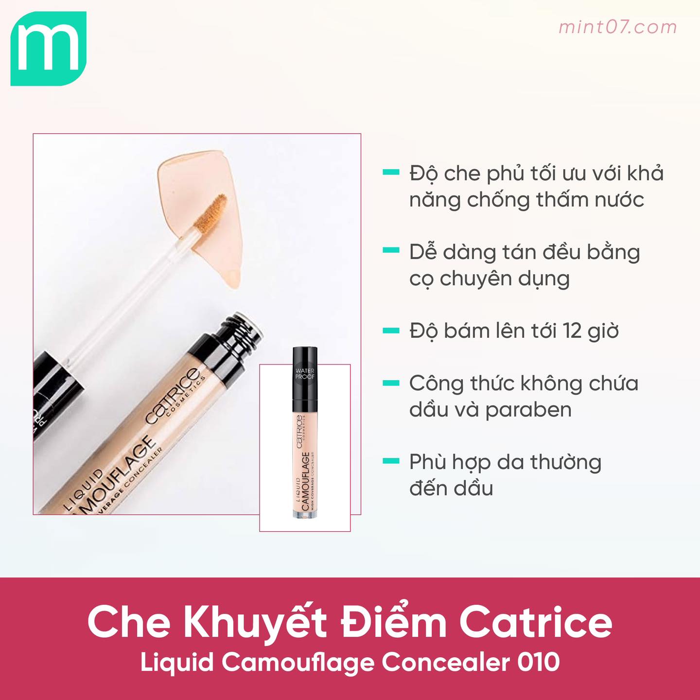 Che Khuyết Điểm Catrice Liquid Camouflage Concealer 5ml Che Khuyết Điểm Catrice Liquid Camouflage Concealer 5ml