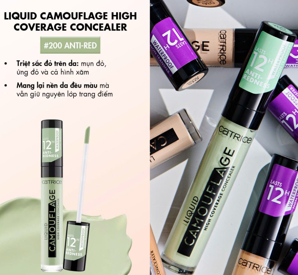Che Khuyết Điểm Catrice Liquid Camouflage Concealer 5ml Che Khuyết Điểm Catrice Liquid Camouflage Concealer 5ml