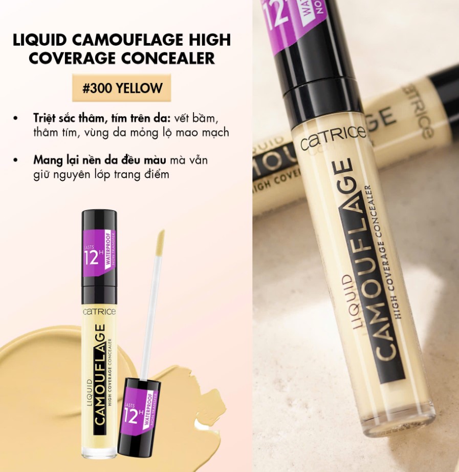 Che Khuyết Điểm Catrice Liquid Camouflage Concealer 5ml Che Khuyết Điểm Catrice Liquid Camouflage Concealer 5ml