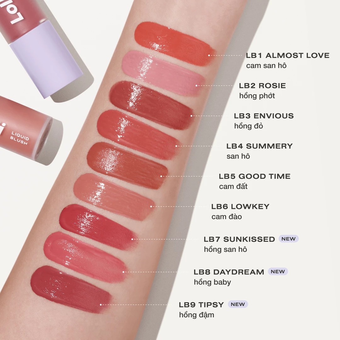 Phấn Má Ofelia Dạng Kem Lolli Liquid Blush