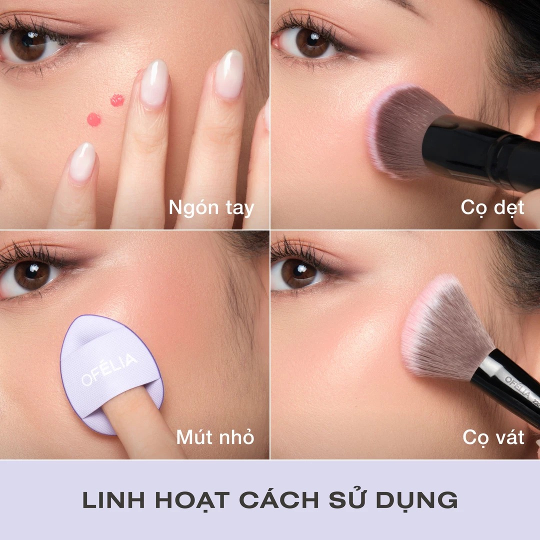 Phấn Má Ofelia Dạng Kem Lolli Liquid Blush