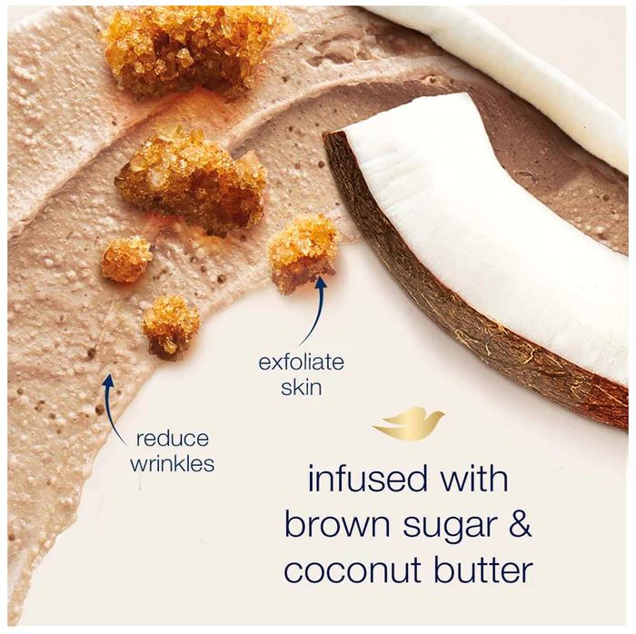 Tẩy Da Chết Dove Dove Exfoliating Body Polish Brown Sugar & Coconut Butter 298g