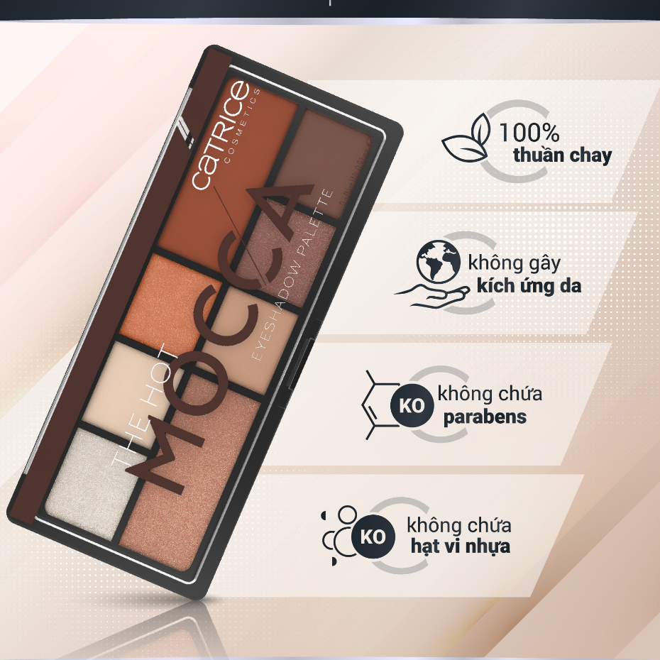 Bảng Phấn Mắt Catrice Mocca Eyeshadow Palatte 8 Ô 9G Bảng Phấn Mắt Catrice Mocca Eyeshadow Palatte 8 Ô 9G