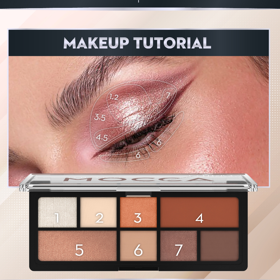 Bảng Phấn Mắt Catrice Mocca Eyeshadow Palatte 8 Ô 9G Bảng Phấn Mắt Catrice Mocca Eyeshadow Palatte 8 Ô 9G