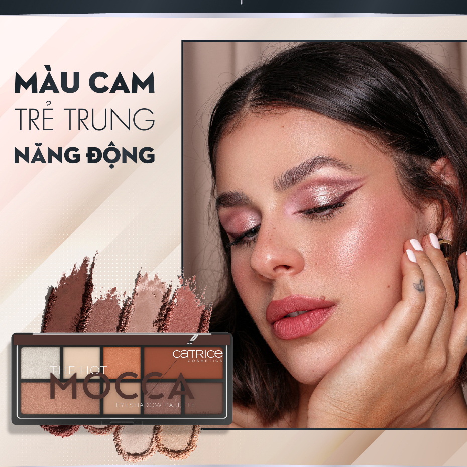 Bảng Phấn Mắt Catrice Mocca Eyeshadow Palatte 8 Ô 9G Bảng Phấn Mắt Catrice Mocca Eyeshadow Palatte 8 Ô 9G