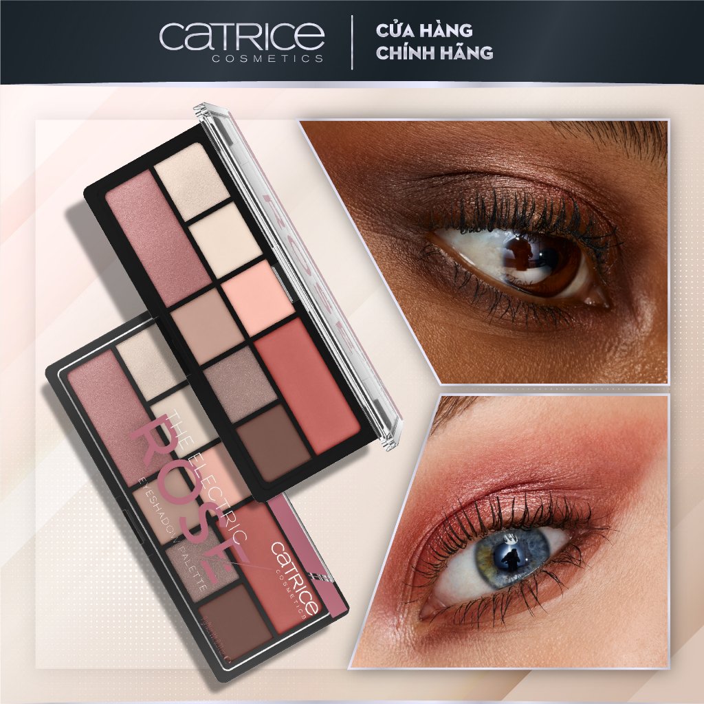 Bảng Phấn Mắt Catrice The Electric Rose Eyeshadow Platte 9G