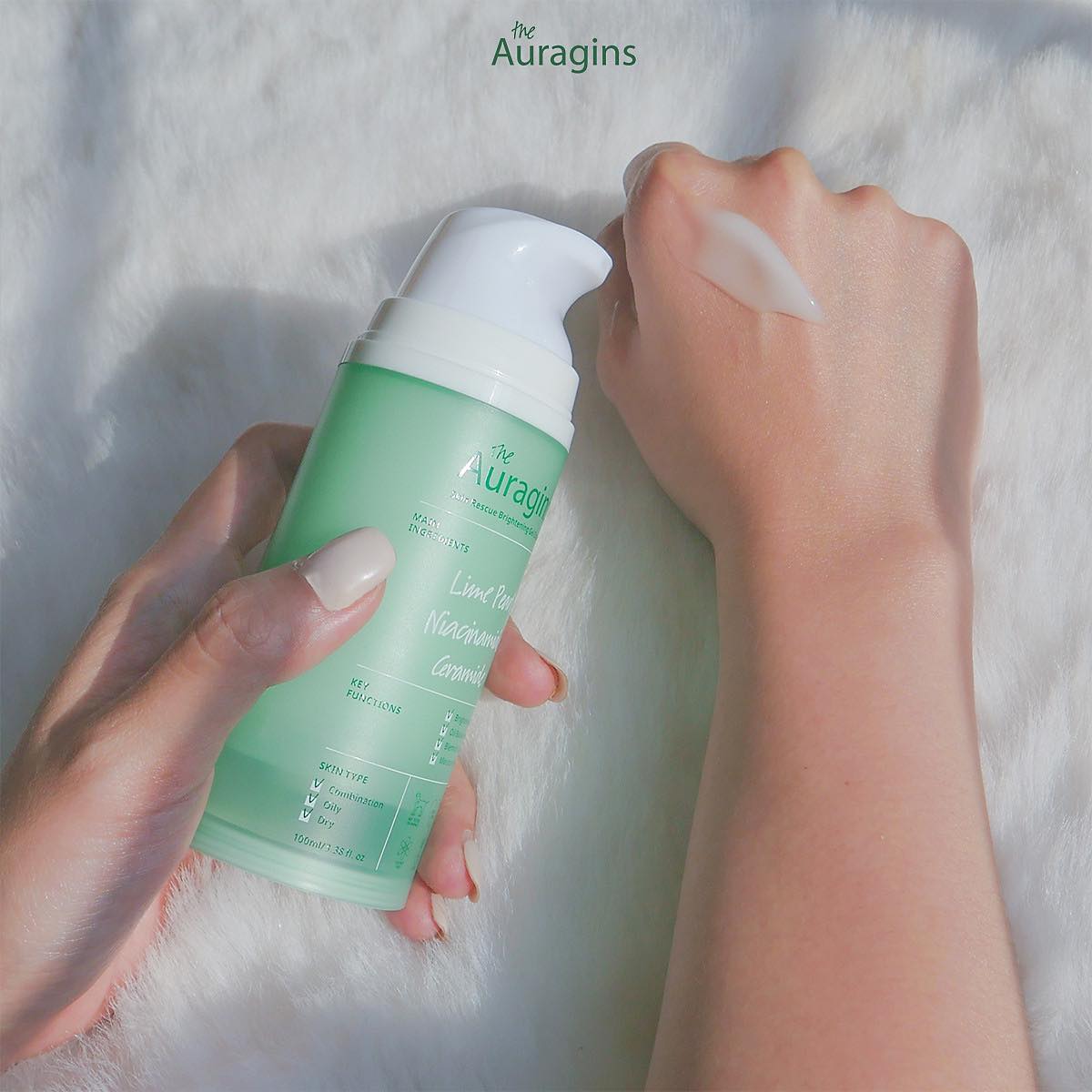 Gel dưỡng ẩm The Auragins Skin Rescue Brighttening gel Cream 100ml