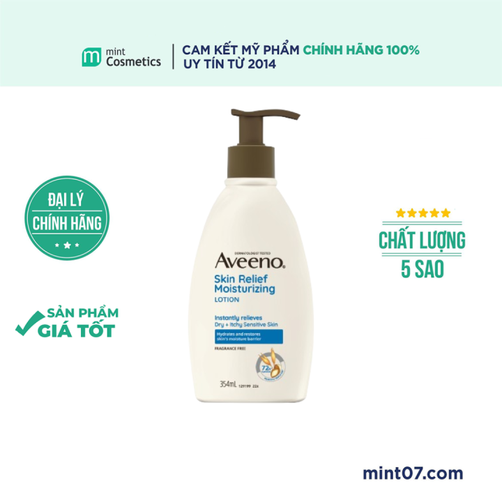 COMBO 1 SỮA DƯỠNG AVEENO SKIN RELIFT 354ML + 1 TÚI AVEENO