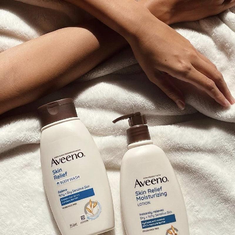 COMBO 1 SỮA DƯỠNG AVEENO SKIN RELIFT 354ML + 1 TÚI AVEENO