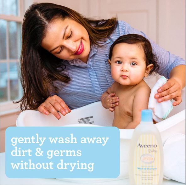 Sữa Tắm Aveeno Kiêm Dầu Gội Baby Daily Moisture 236ml 