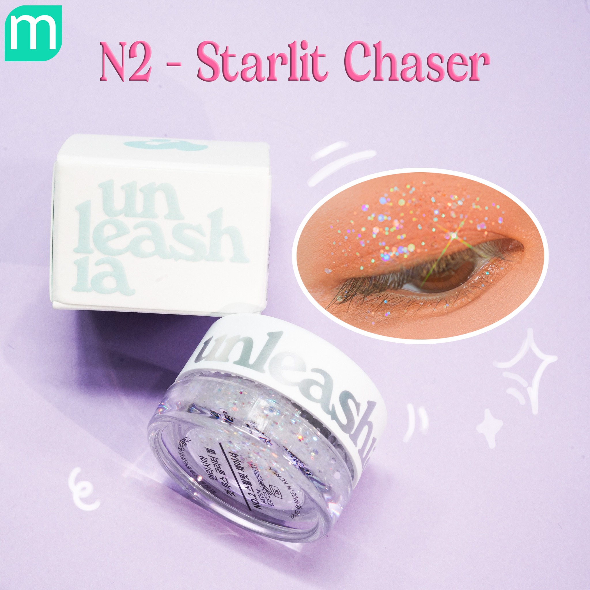 Nhũ Mắt Unleashia Get Loose Glitter Gel Mini Nhũ Mắt Unleashia Get Loose Glitter Gel Mini