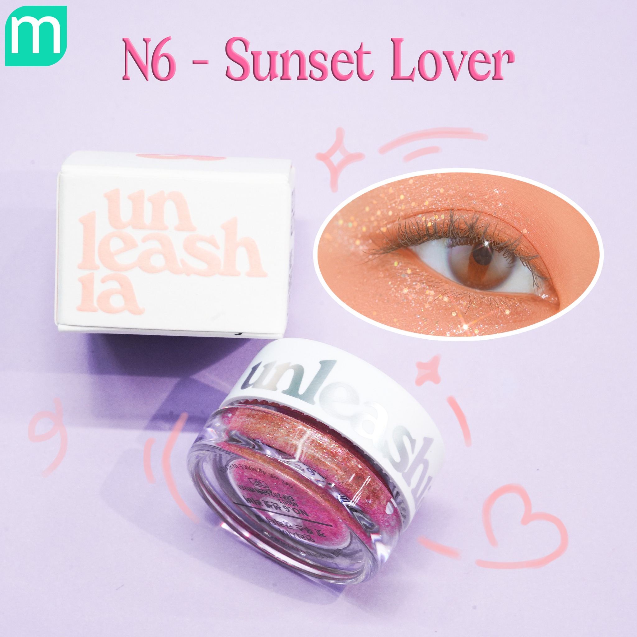 Nhũ Mắt Unleashia Get Loose Glitter Gel Mini Nhũ Mắt Unleashia Get Loose Glitter Gel Mini