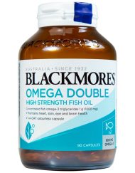 Viên uống BLACKMORES Omega Double High Stength Fish Oil Dầu Cá 90 Viên