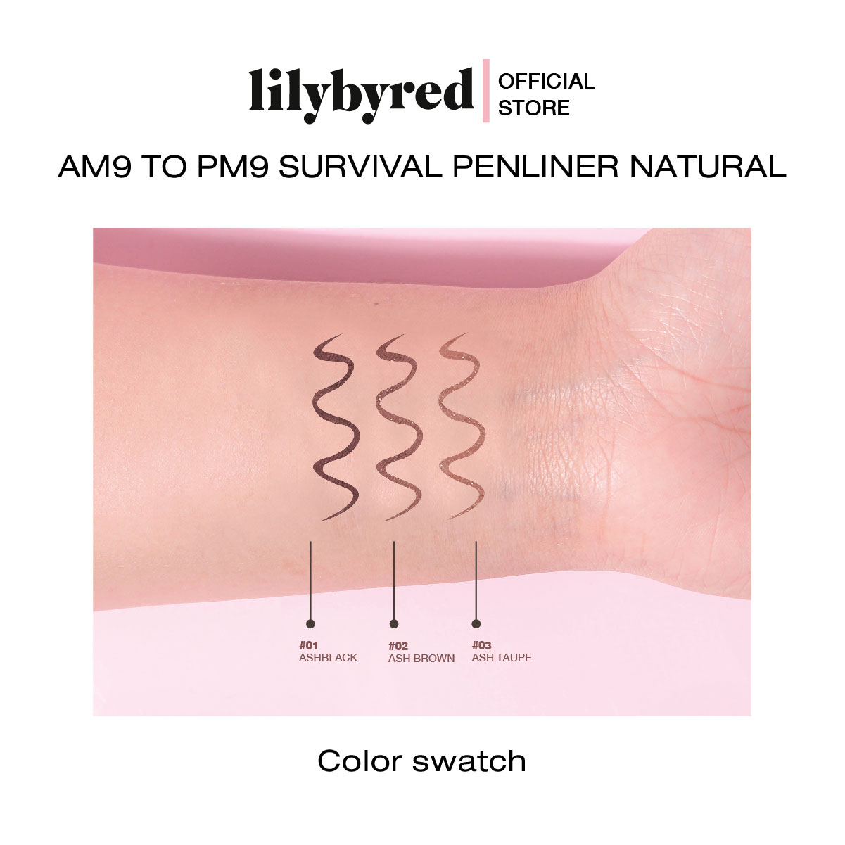 Kẻ Mắt Lilybyred Am9 to Pm9 Survival Penliner Natural