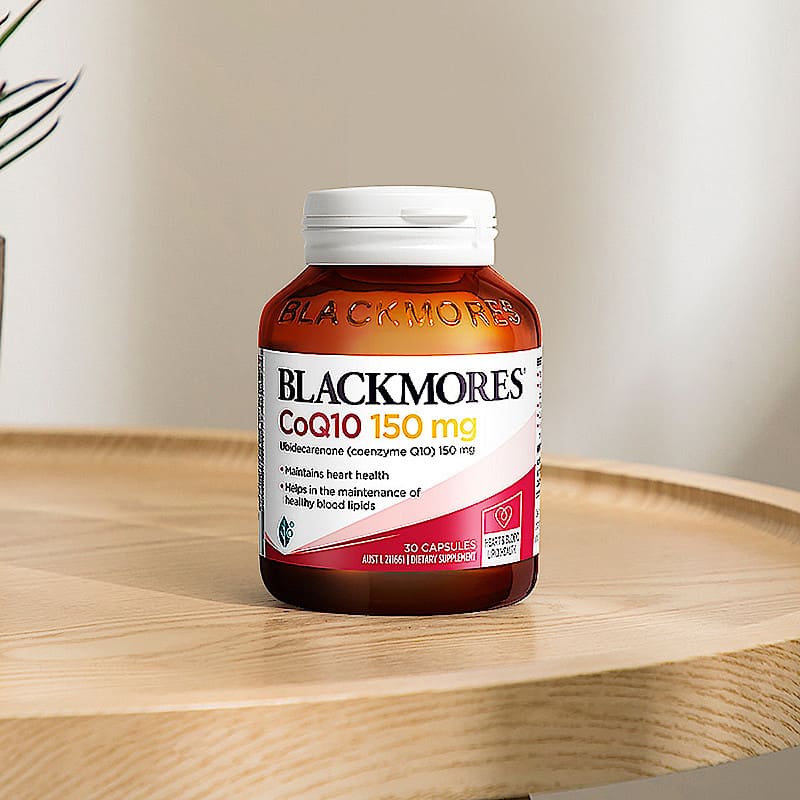 Viên uống BLACKMORES Co Q10 Bảo Vệ Tim Mạch 150mg 30 Viên Viên uống BLACKMORES Co Q10 Bảo Vệ Tim Mạch 150mg 30 Viên