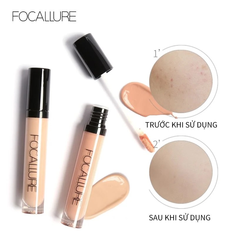 Che Khuyết Điểm Focallure Coverage Liquid Concealer FA52 Che Khuyết Điểm Focallure Coverage Liquid Concealer FA52