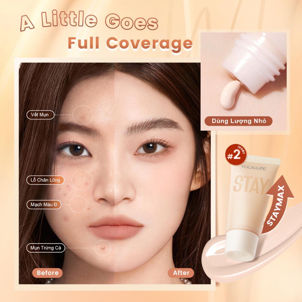 Kem Nền Focallure Staymax Poreless Matte FA150 Kem Nền Focallure Staymax Poreless Matte FA150