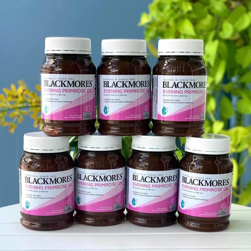 Viên uống BLACKMORES Evening Primrose Oil Tinh Dầu Hoa Anh Thảo 190 Viên