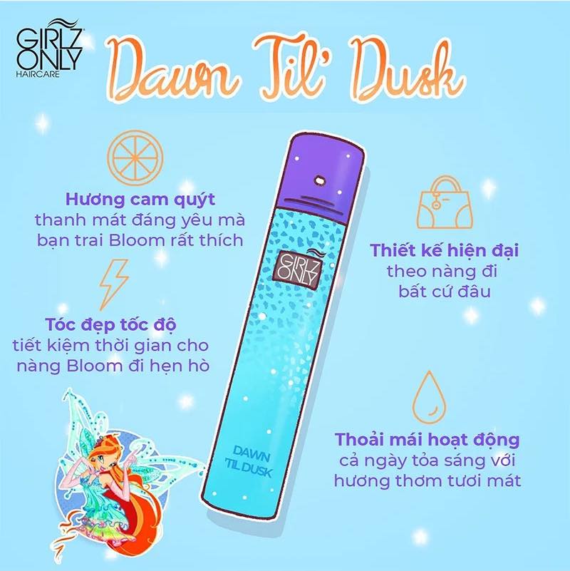 Dầu Gội Khô Girlz Only Dry Shampoo 200ml