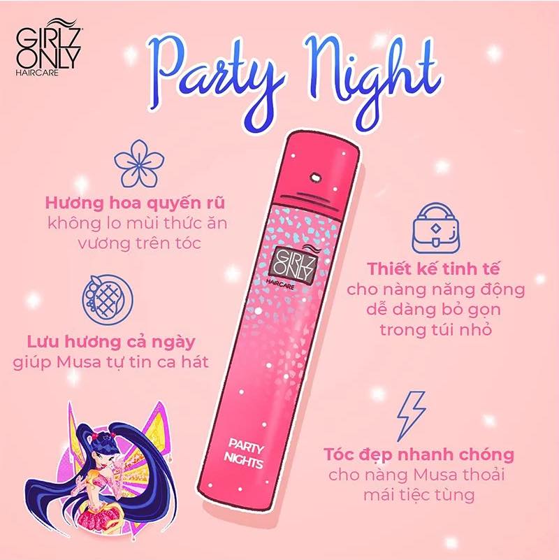 Dầu Gội Khô Girlz Only Dry Shampoo 200ml