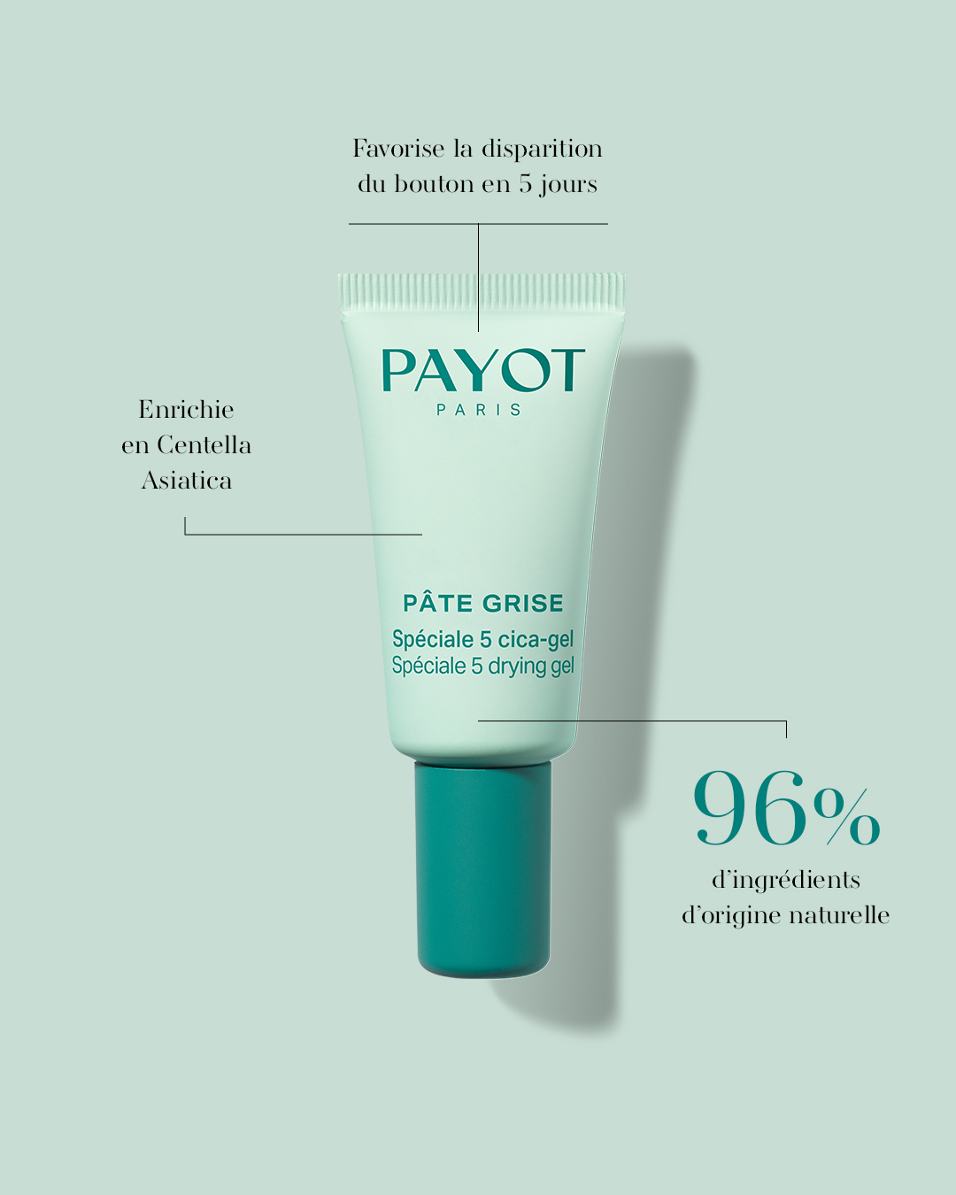 Gel Chấm Mụn Payot Pate Grise Speciale 5 Drying Gel 15ml Gel Chấm Mụn Payot Pate Grise Speciale 5 Drying Gel 15ml