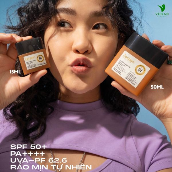 Kem Chống Nắng Cocoon Bí Đao Dạng Sữa SPF50+