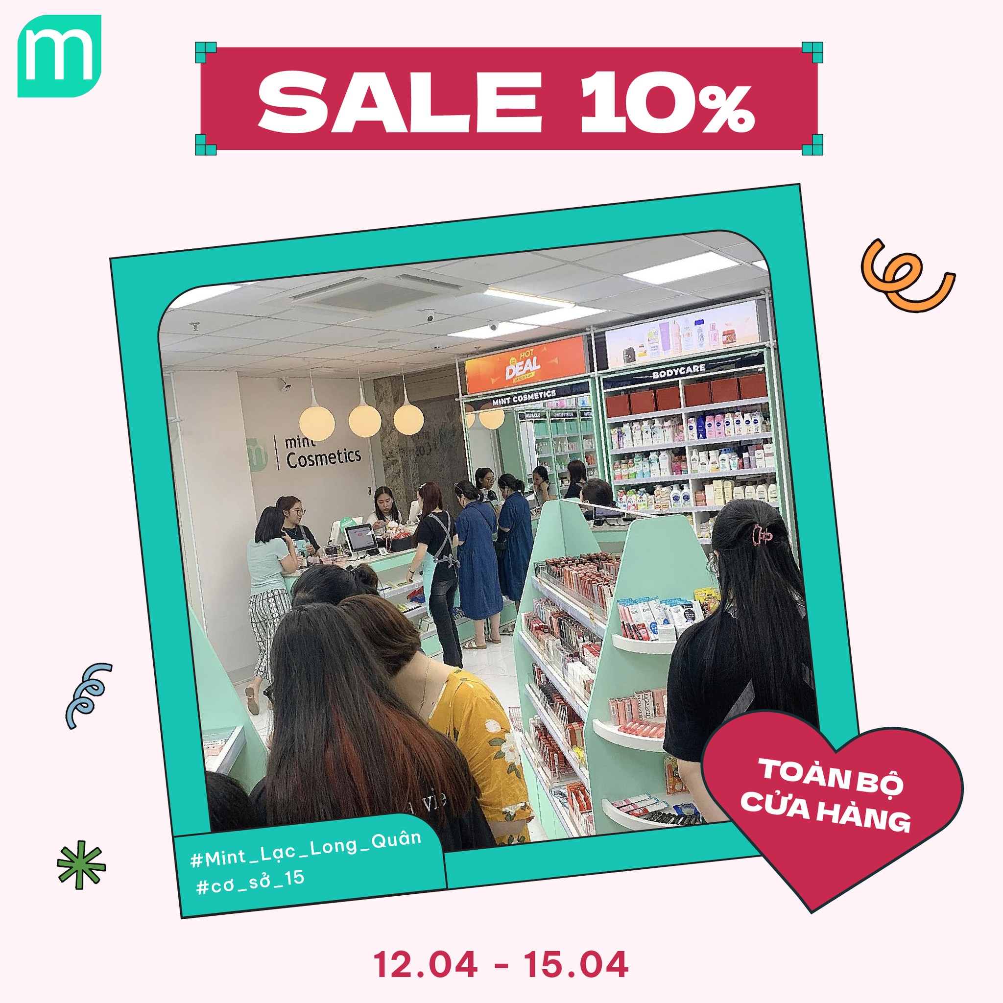 Mừng Khai Trương Mint Lạc Long Quân – Chuỗi Deal Bạt Ngàn