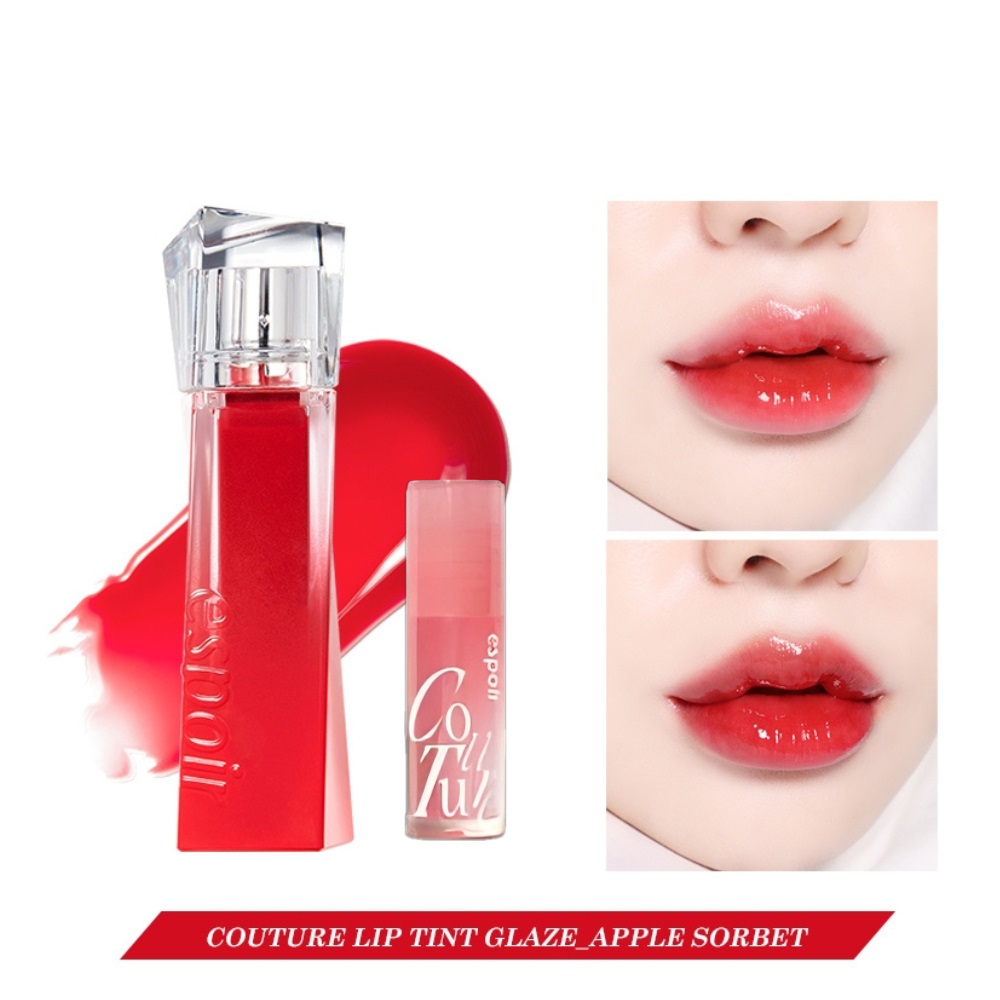 Set Son Kem Espoir Couture Lip Tint Glaze 5.5g + Son Mini Lip Gloss Rosy Beam