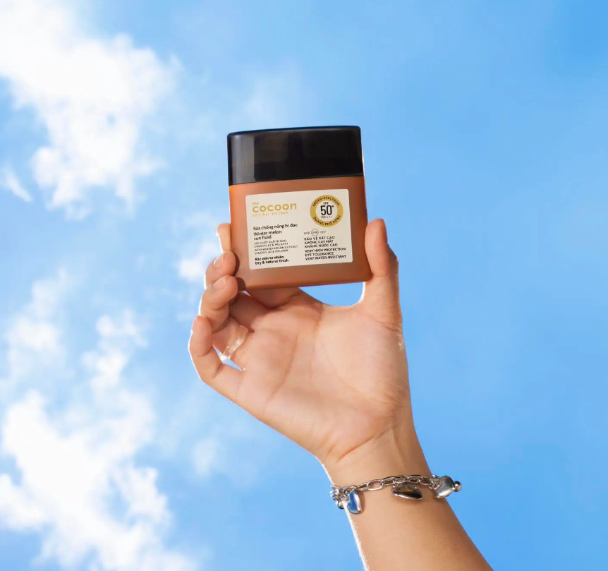 Kem Chống Nắng Cocoon Bí Đao Dạng Sữa SPF50+