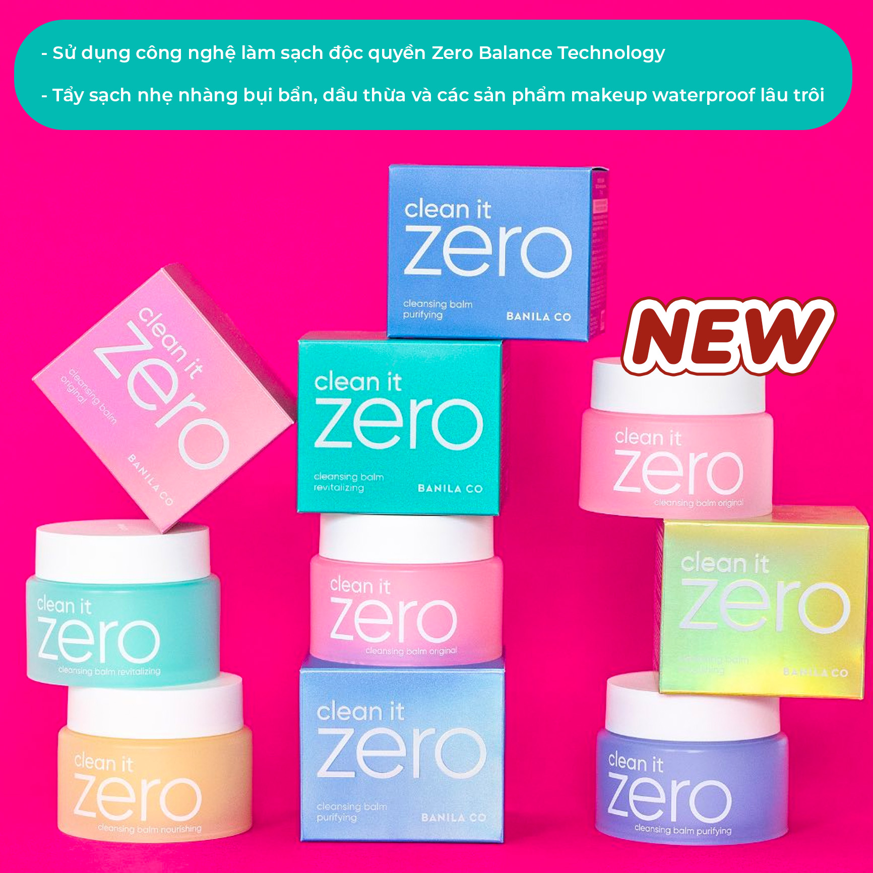Sáp Tẩy Trang Banila Co Clean it Zero Cleansing Balm 100ML