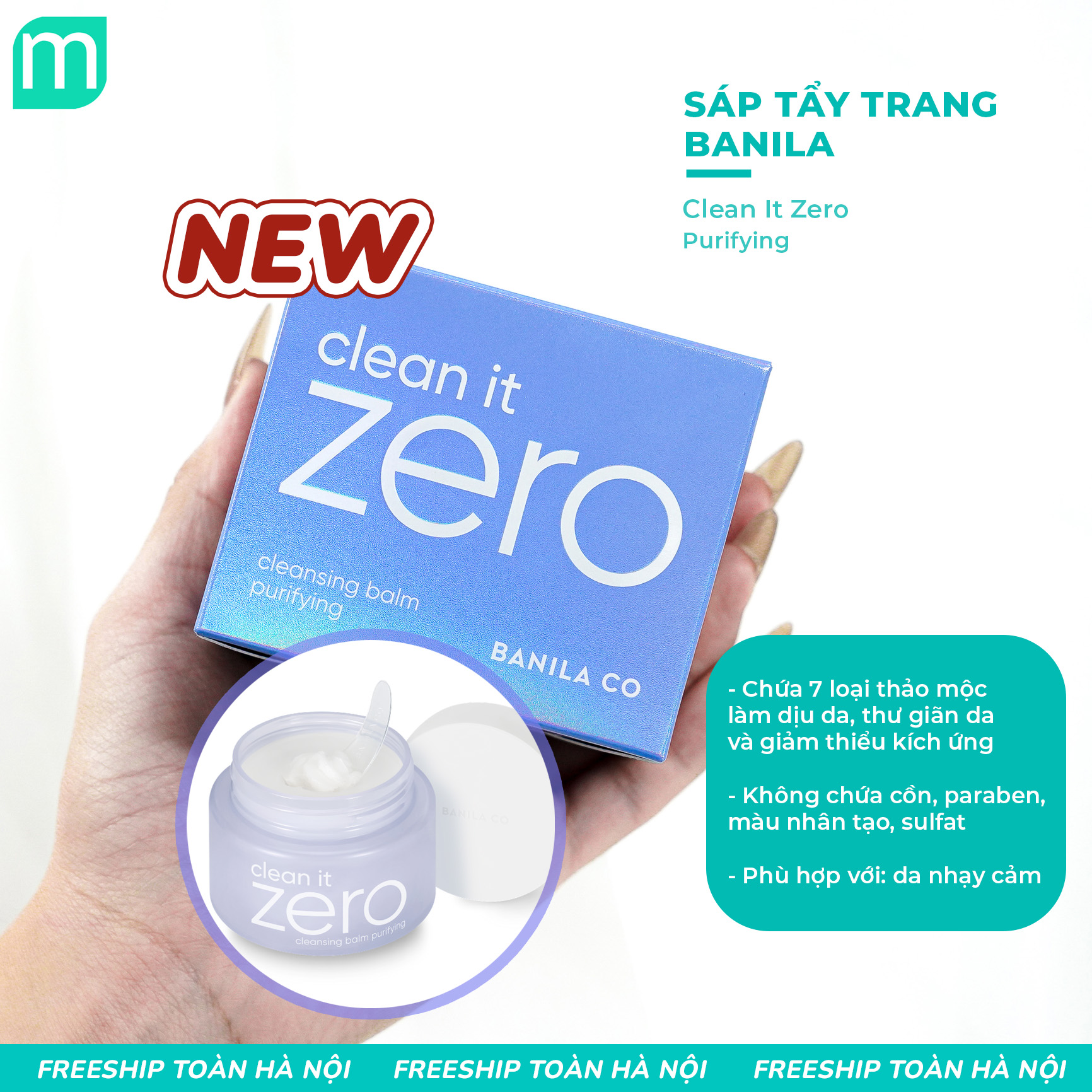 Sáp Tẩy Trang Banila Co Clean it Zero Cleansing Balm 100ML