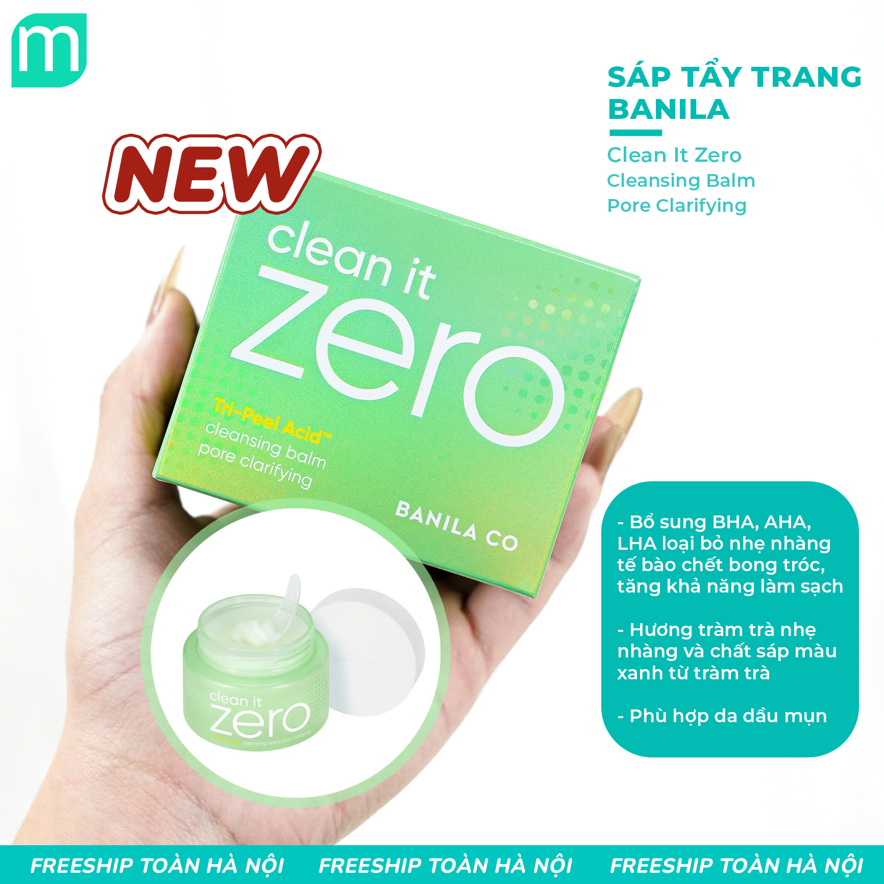 Sáp Tẩy Trang Banila Co Clean it Zero Cleansing Balm 100ML