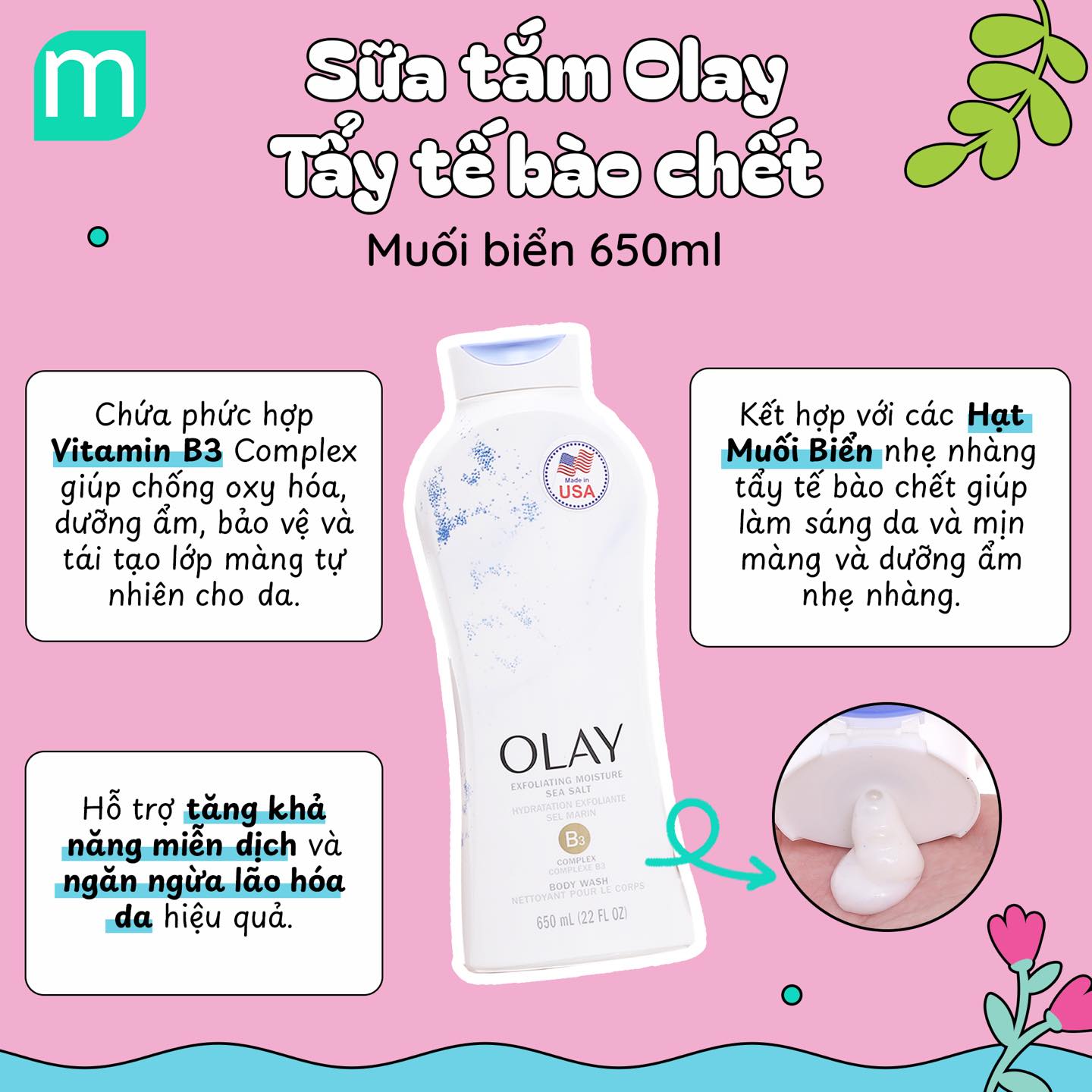 Sữa Tắm Olay Body Wash