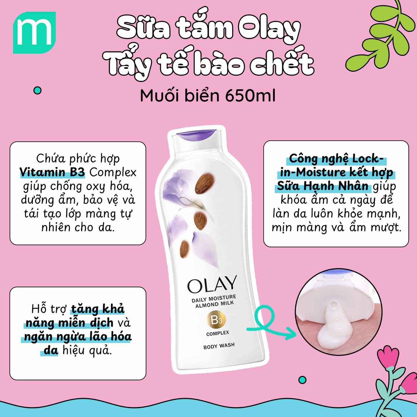 Sữa Tắm Olay Body Wash