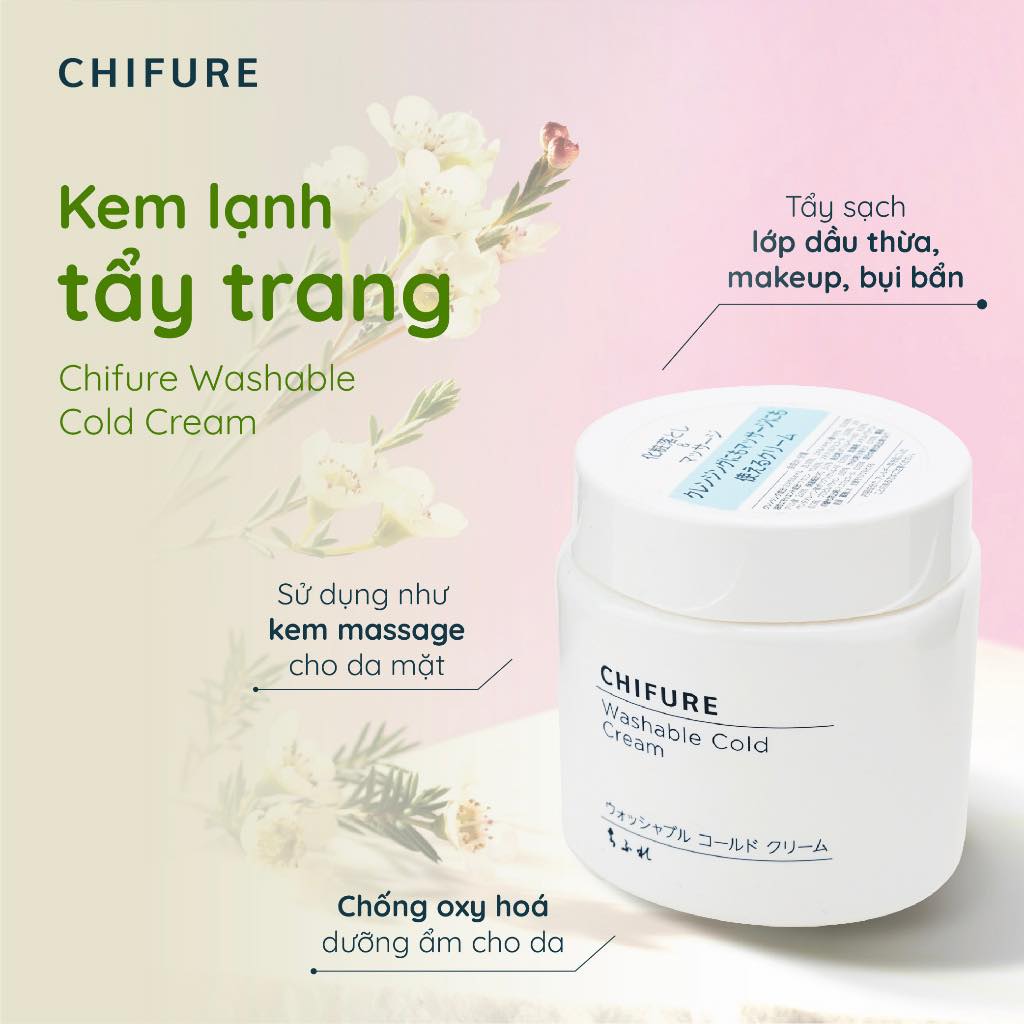 Kem Tẩy Trang Chifure Washable Cold Cream 300G