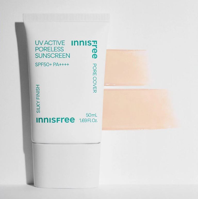 Kem Chống Nắng Innisfree UV Active Poreless Sunscreen SPF50+ PA++++ 50ml
