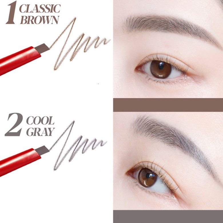 Set Chì Kẻ Mày Espoir The Brow Balance Pencil + Mascara Lông Mày The Brow Color Fixing Cara Mini Set Chì Kẻ Mày Espoir The Brow Balance Pencil + Mascara Lông Mày The Brow Color Fixing Cara Mini